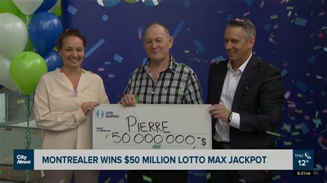 pierre richer lotto max|Humble Montrealer wins $50 million, goes to work the next day.